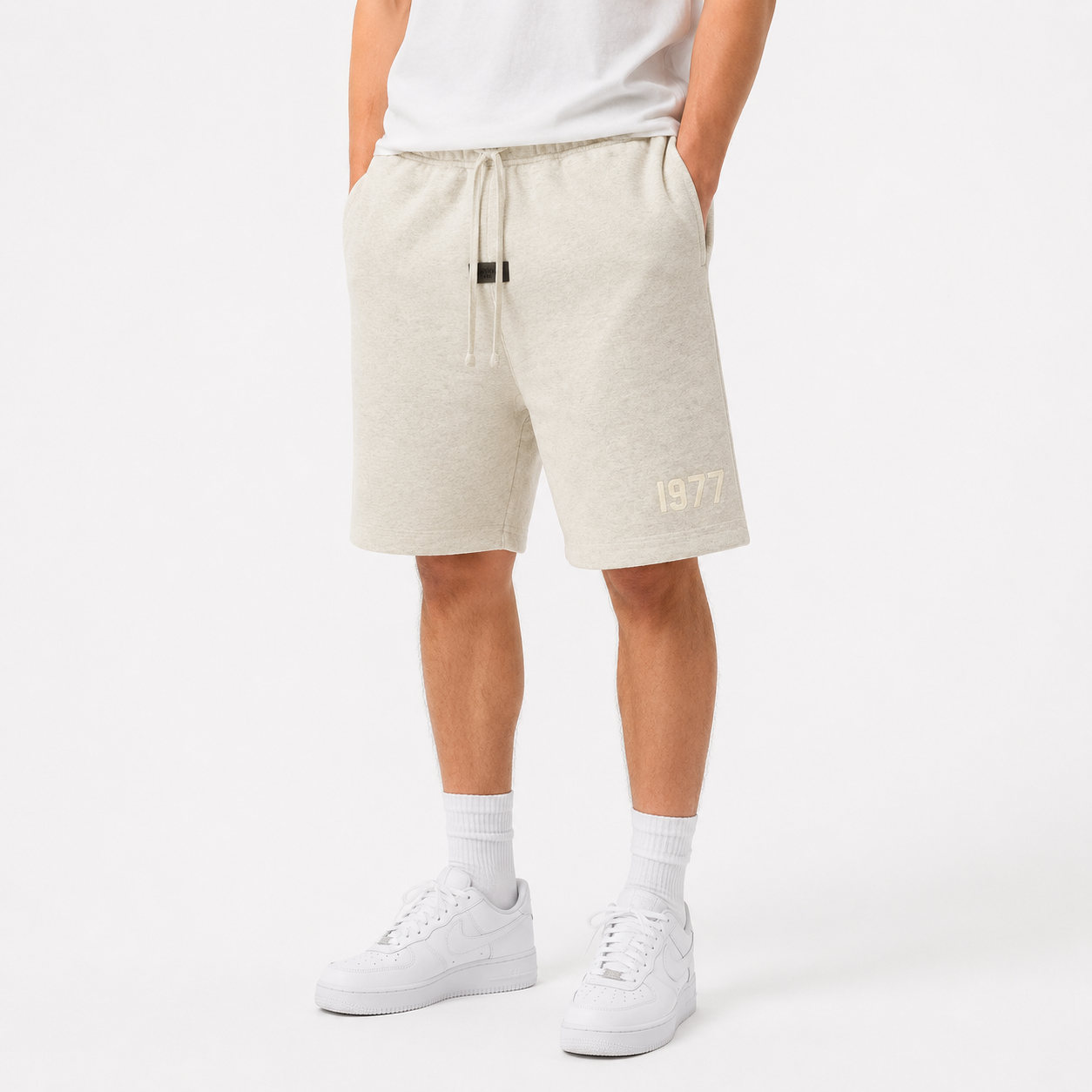 Fear of God Essentials Shorts 1977 Light Oatmeal