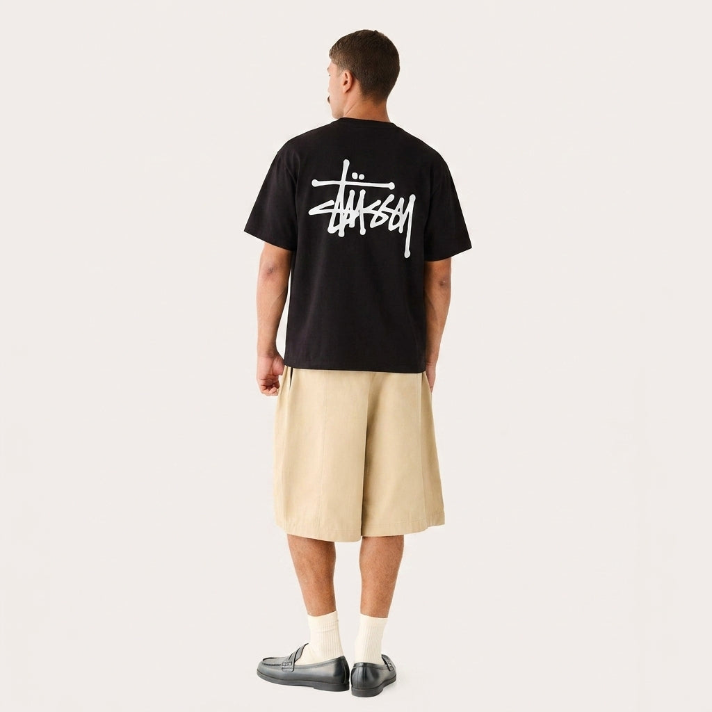 Stussy Basic Pigment Dyed T-Shirt Black