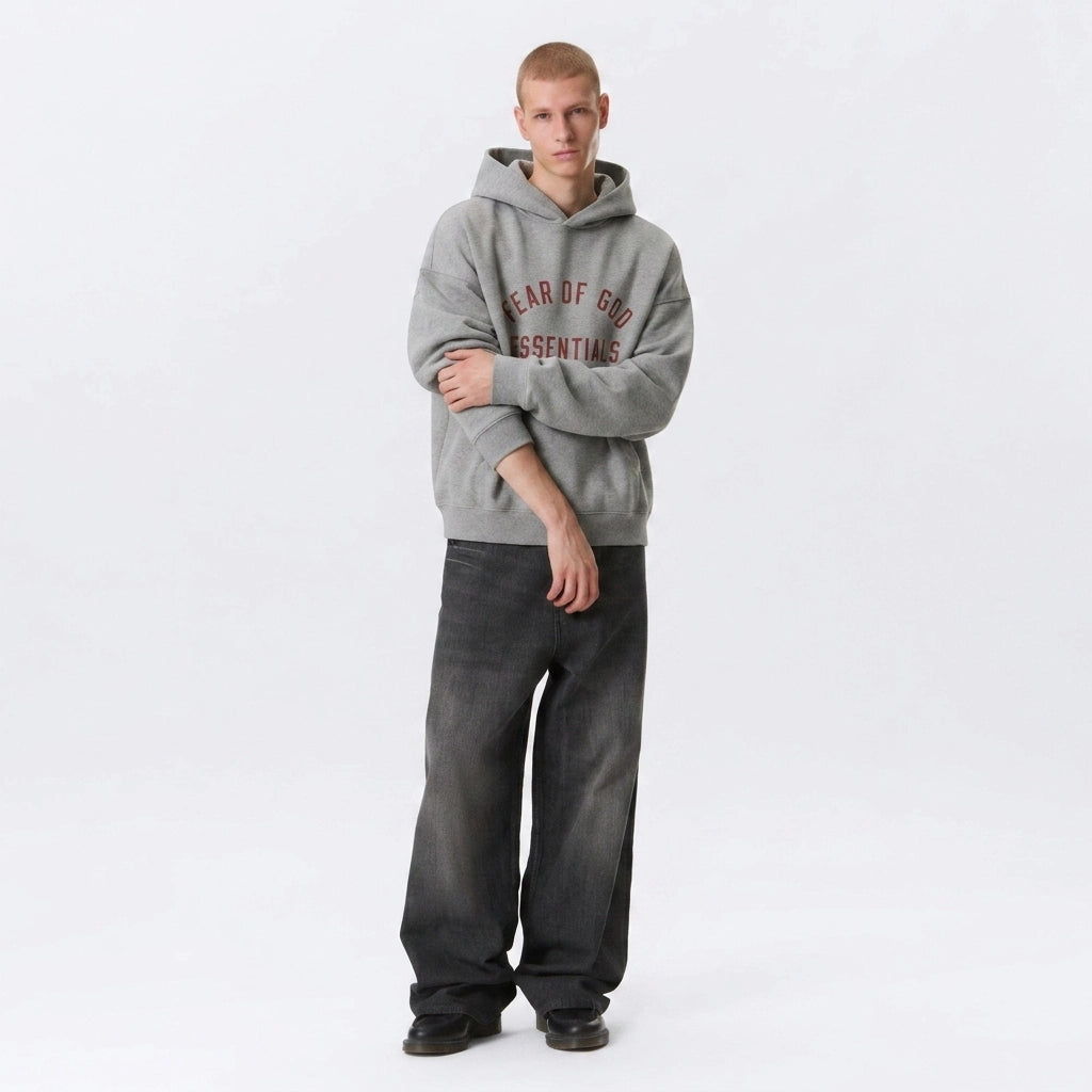 Fear of God Essentials Fleece Hoodie Dark Heather
