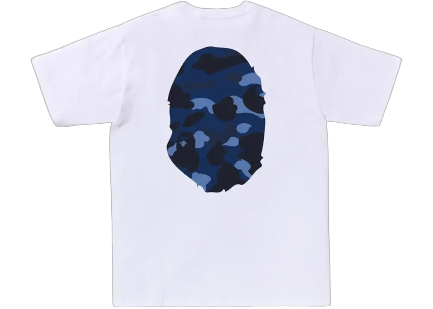 BAPE Color Camo Big Ape Head T-Shirt Navy