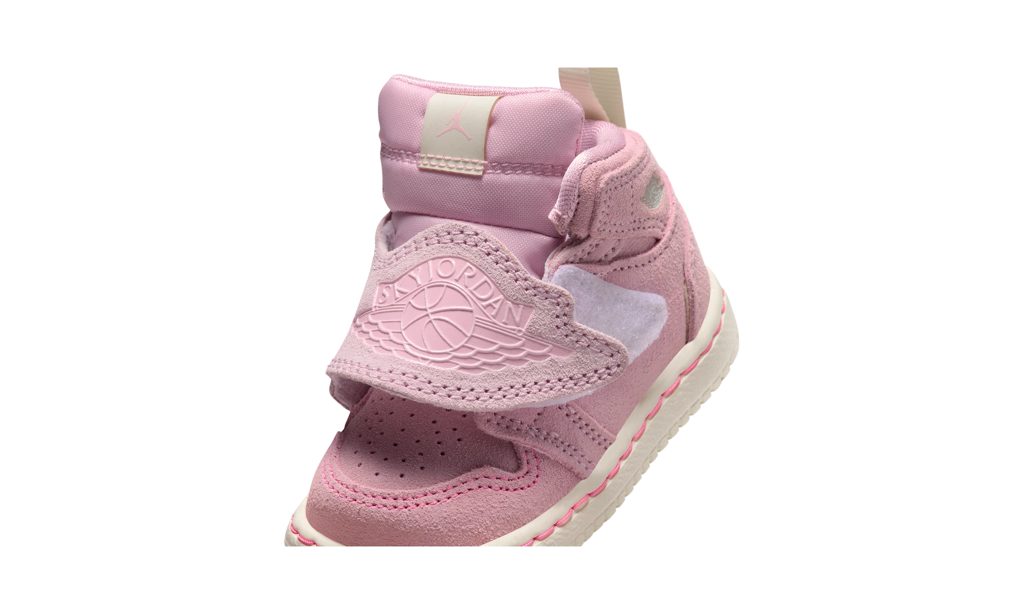 Sky Air Jordan 1 Baby and Toddler Shoe Iced Carmine/Pink Foam/Coconut Milk/Anthracite