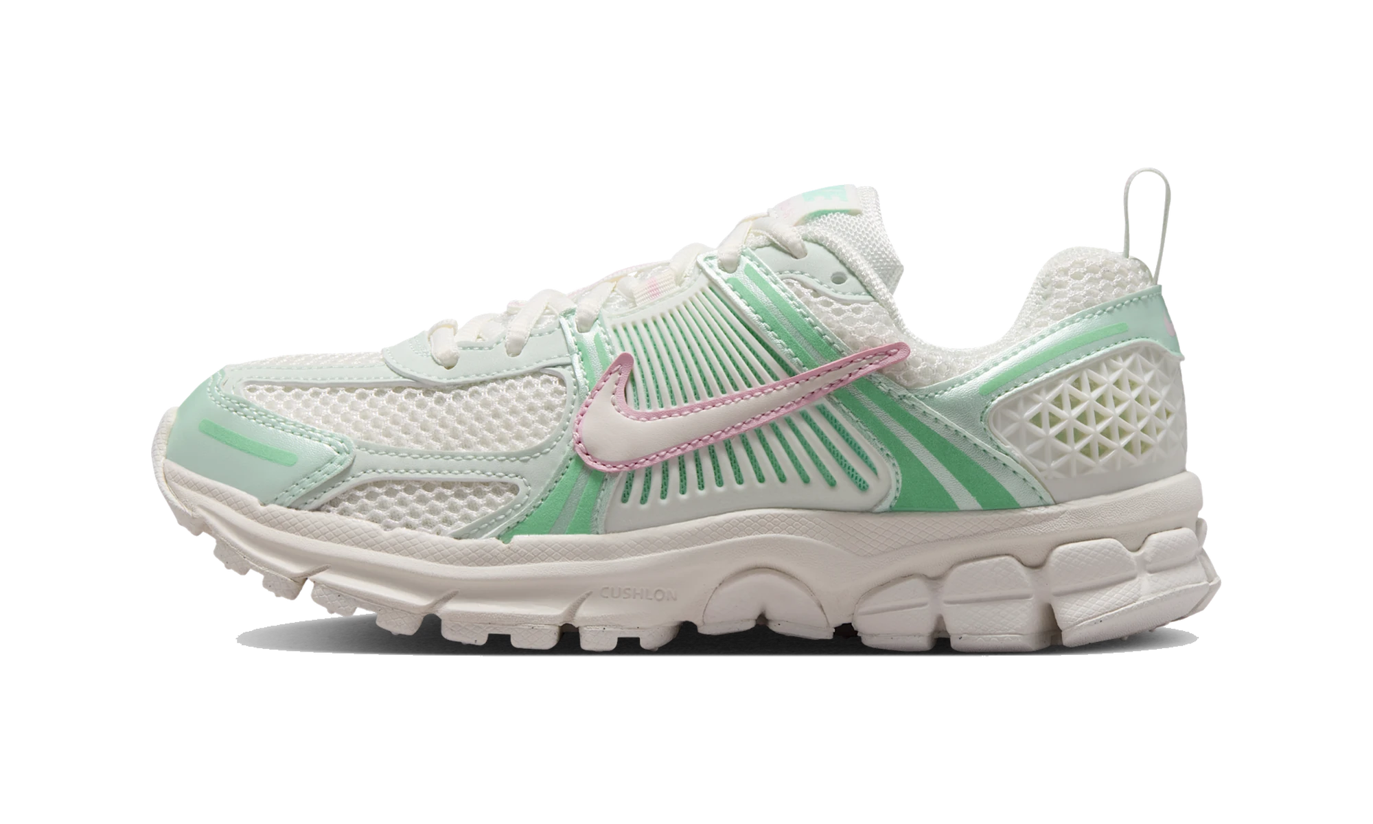 Nike Vomero 5 Shoes with Reflective Design Accents Sail/Sail/Pink Foam/Arctic Green