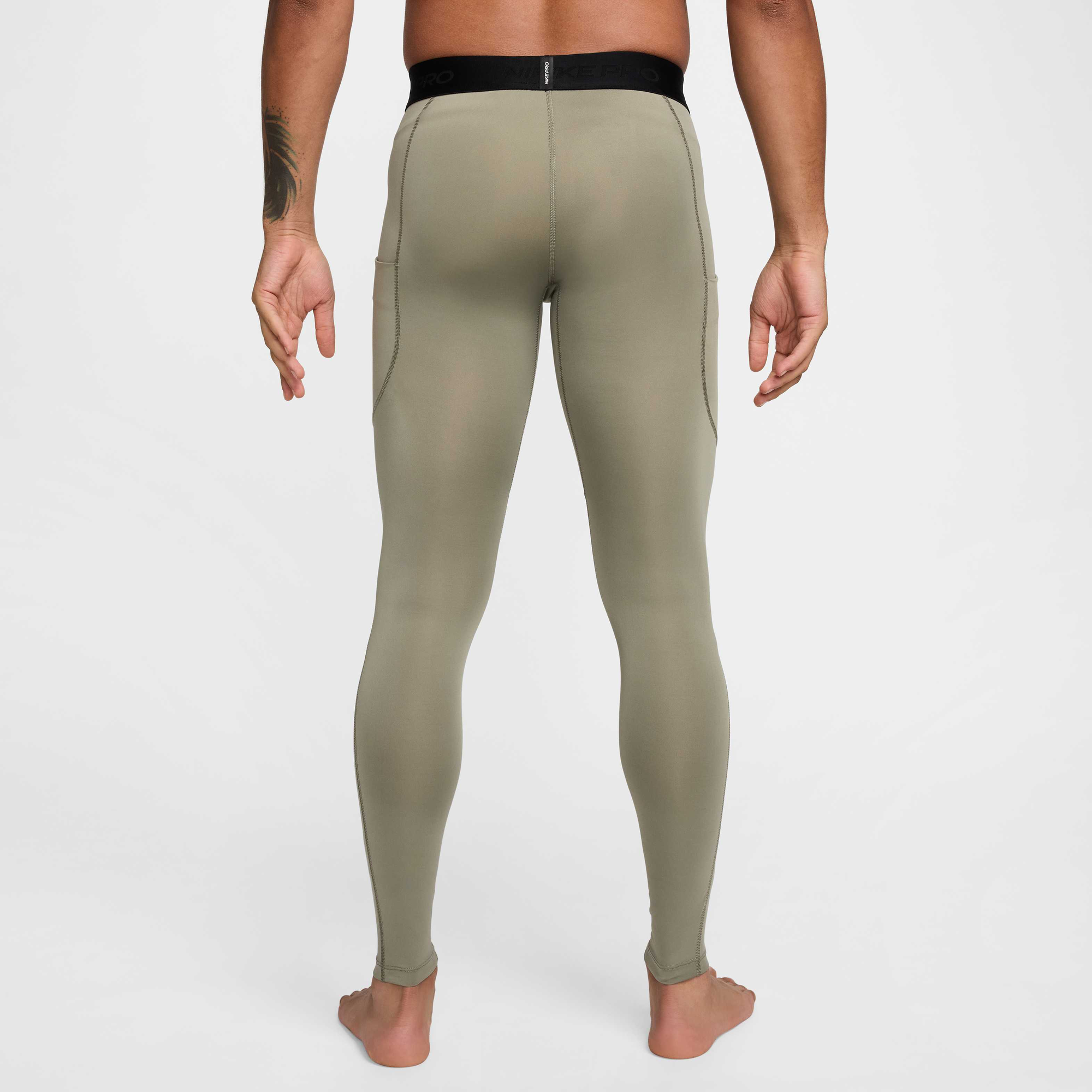 Nike Pro Dri-FIT Fitness Tights Light Army/Black - Sneak