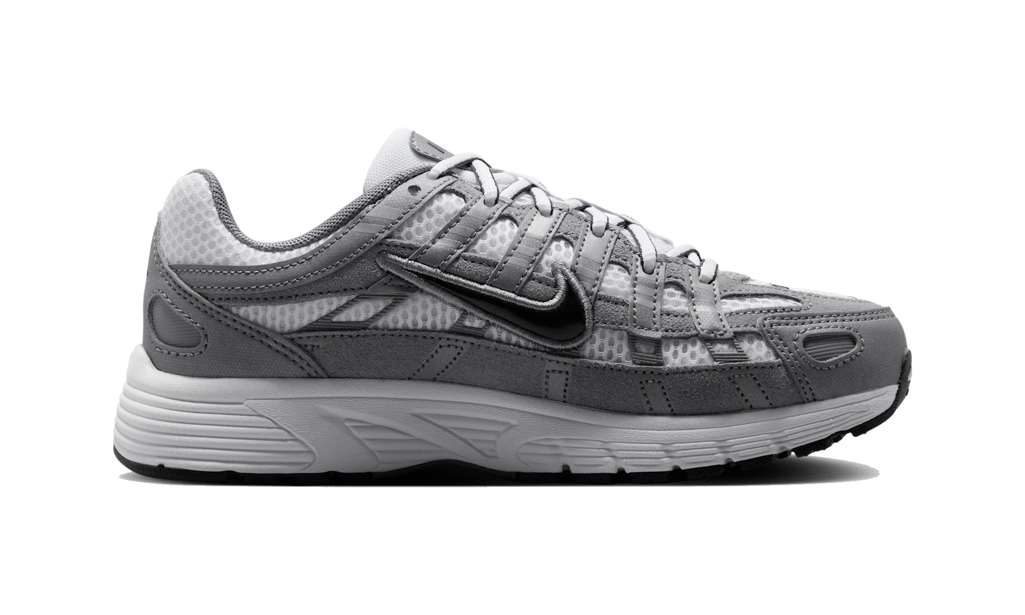 Nike P-6000 White/Metallic Cool Grey/Cool Grey/Black