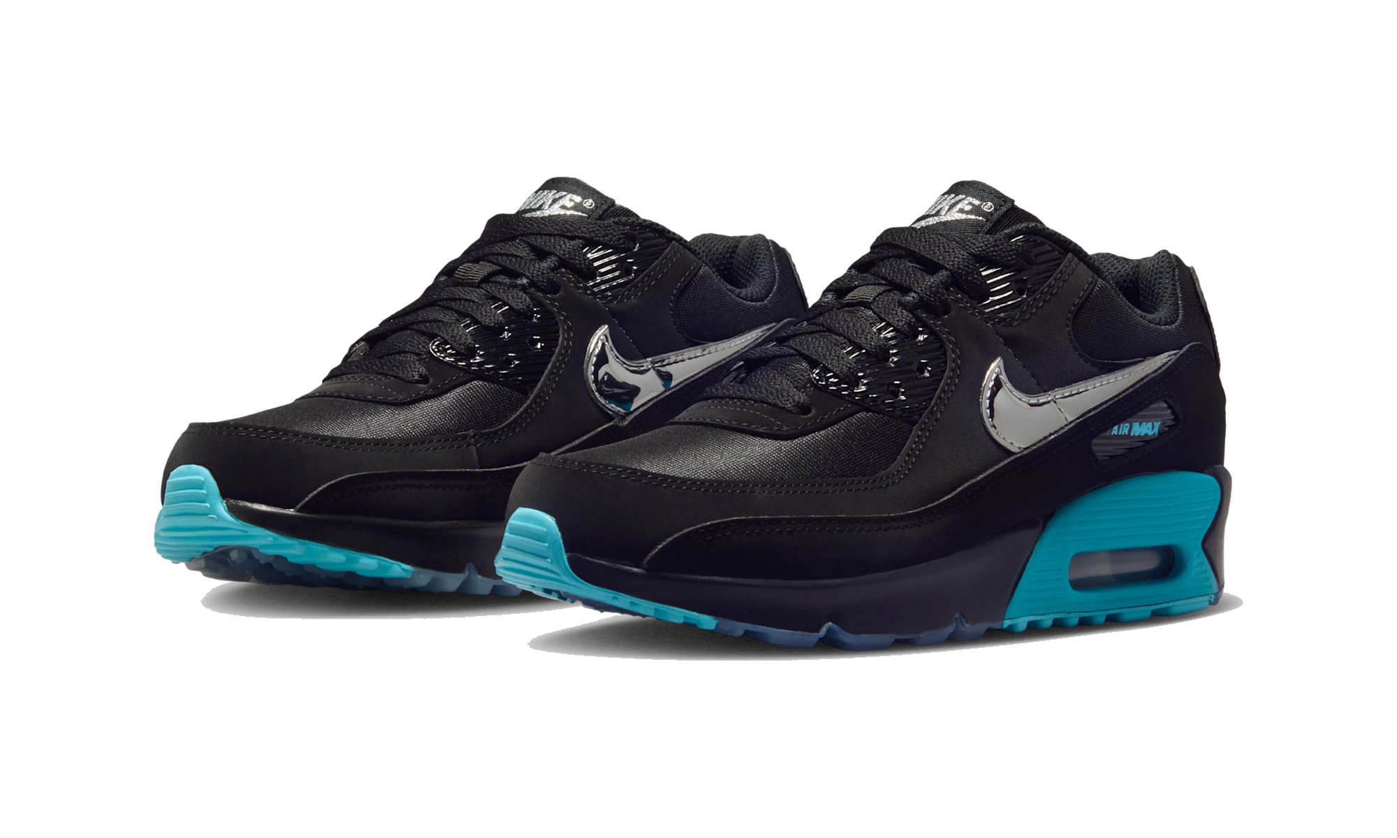 Nike Air Max 90 SE Black/Gamma Blue/Ice/Chrome