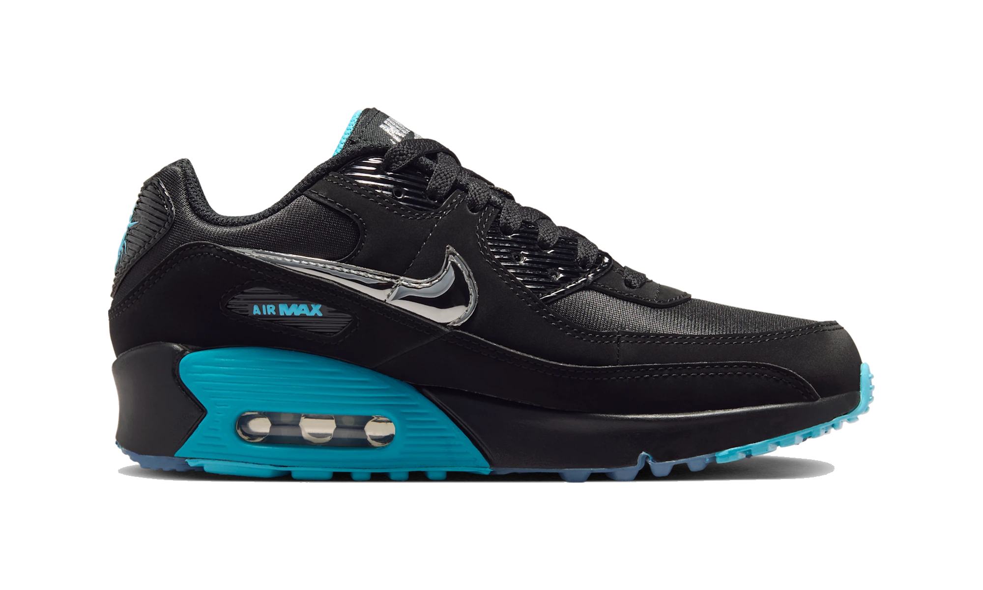 Nike Air Max 90 SE Black/Gamma Blue/Ice/Chrome