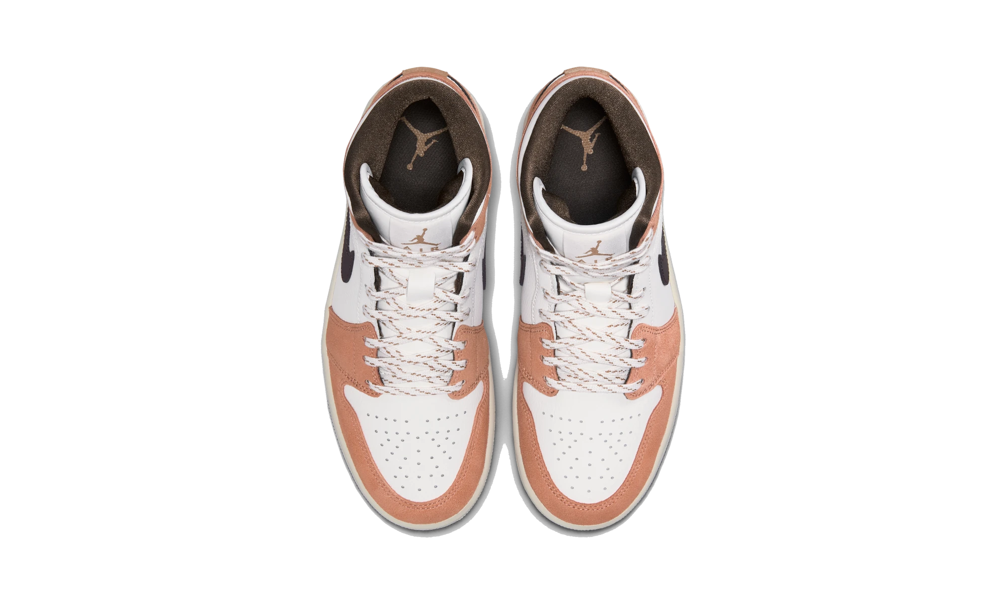 Air Jordan 1 Mid Sail/Light Cognac/Filbert/Dark Hazel