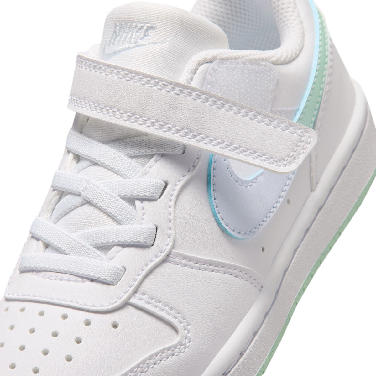 Nike Court Borough Low White/Arctic Green/Football Grey