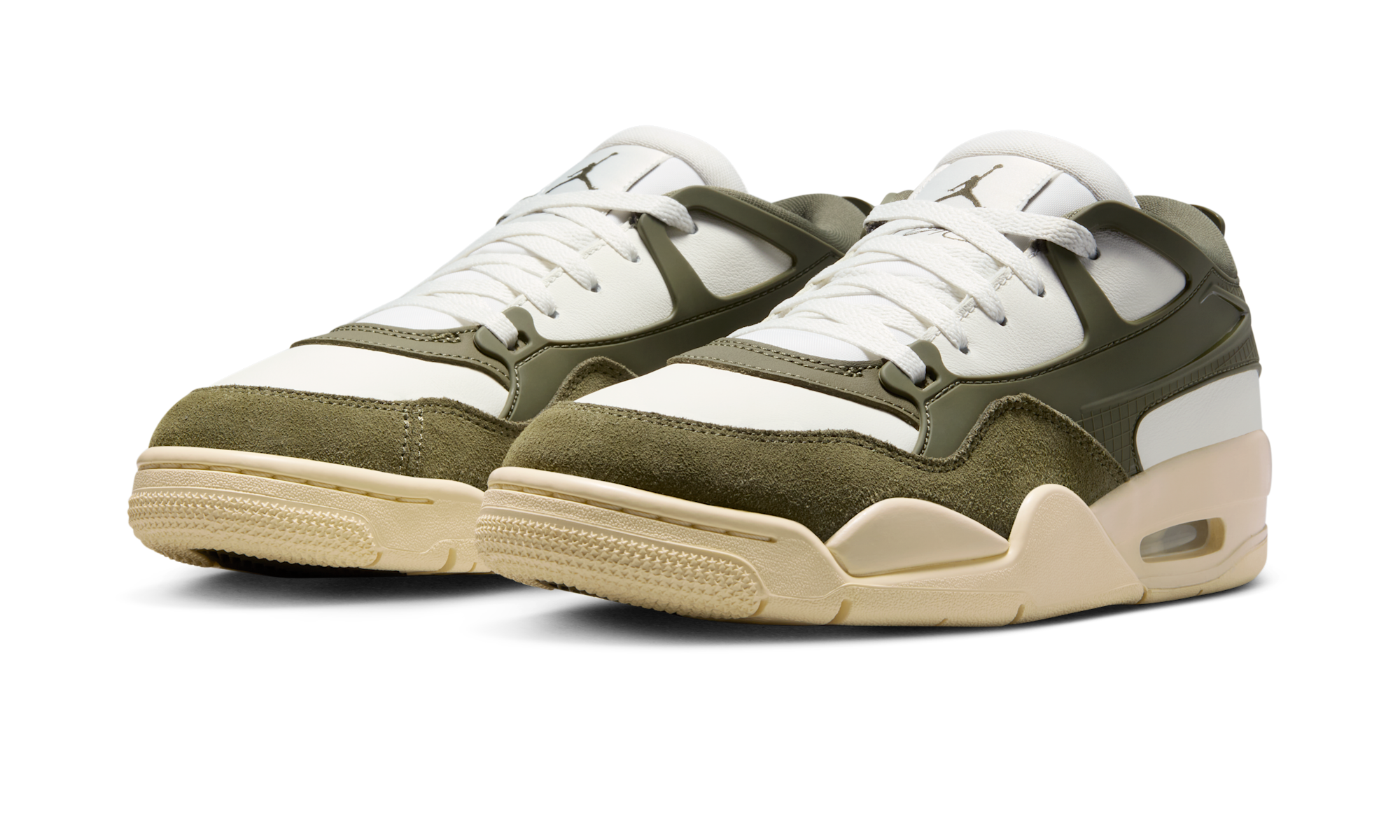 Air Jordan 4 RM Sail/Coconut Milk/Medium Olive
