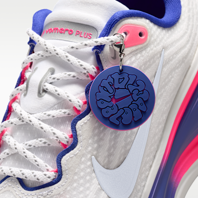 Vomero Plus SE Road Running Shoes White/Concord/Hyper Pink/Metallic Silver