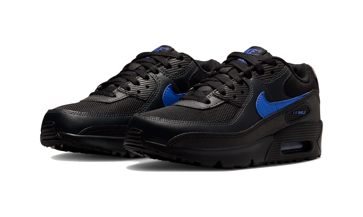 Nike Air Max 90 Black/Dark Smoke Grey/Racer Blue