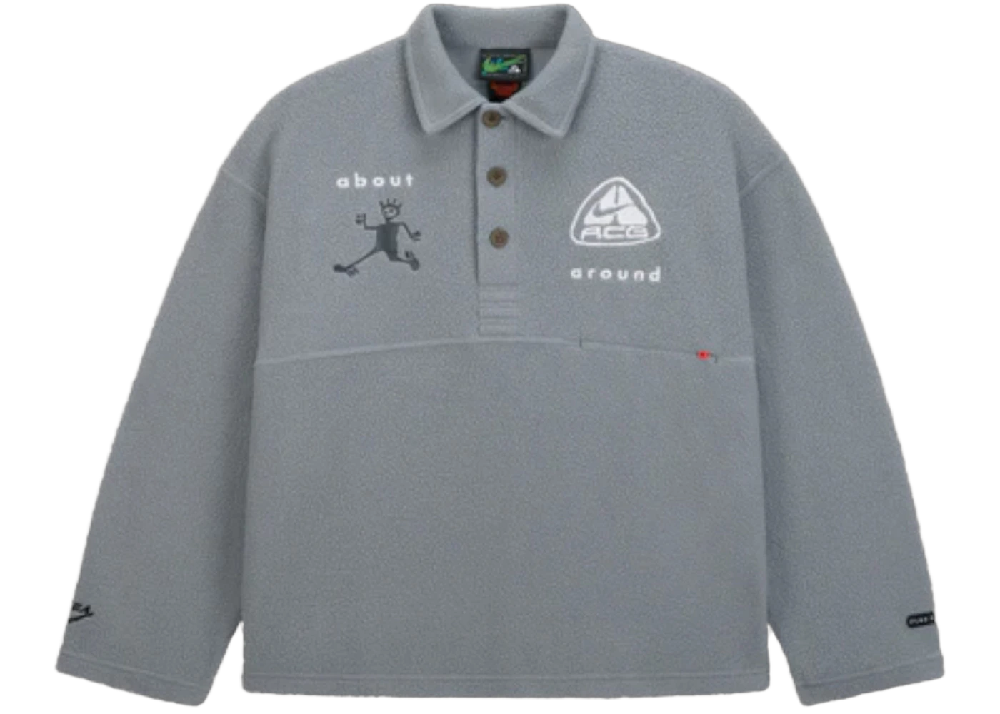 Nike ACG x CPFM L/S Polo Grey