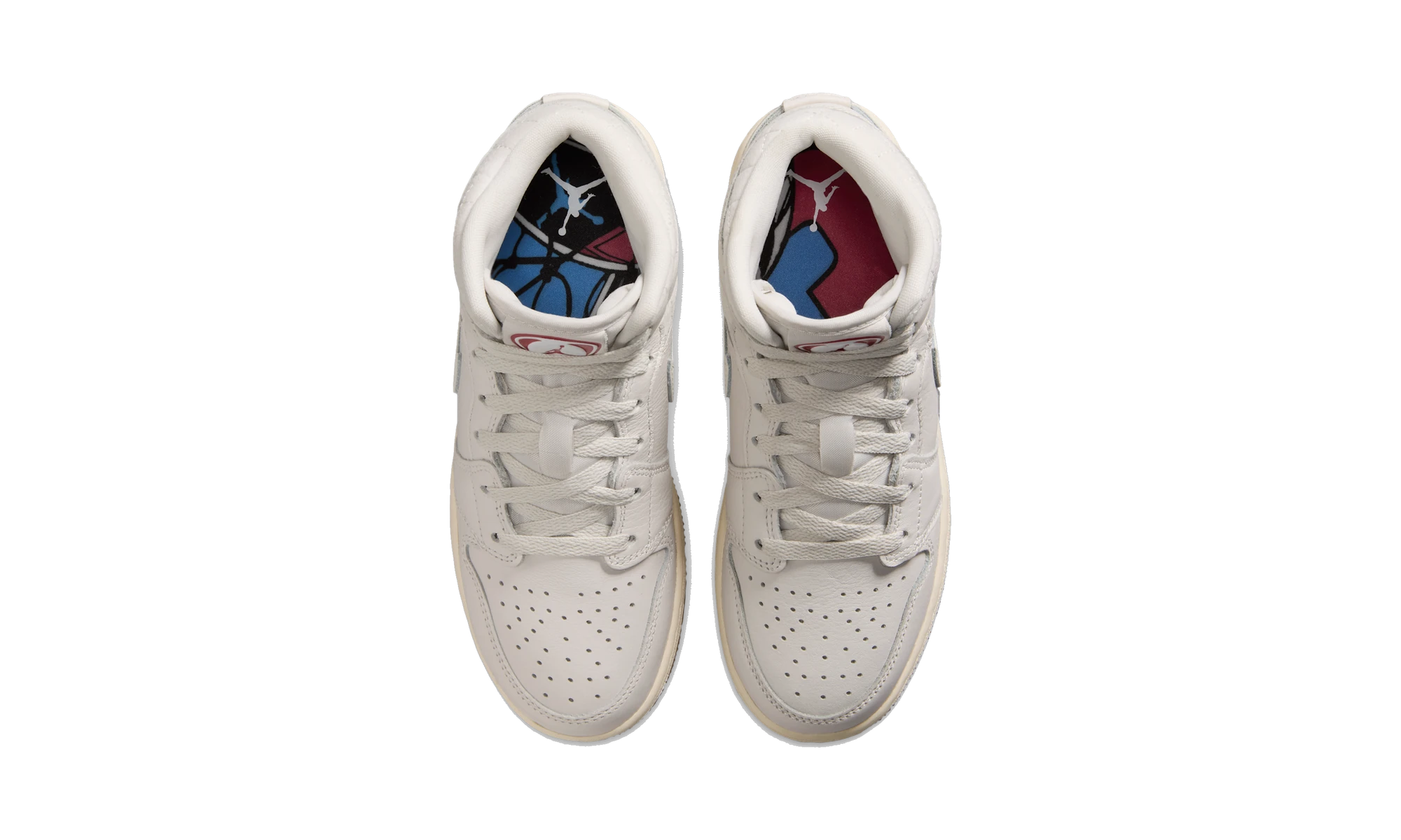 Air Jordan 1 Mid SE Phantom/Gum Dark Brown/Infrared 23/Sail