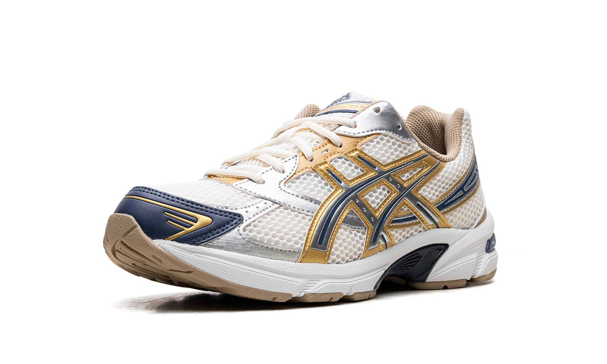 ASICS Gel-1130 Cream Pure Silver Gold Blue