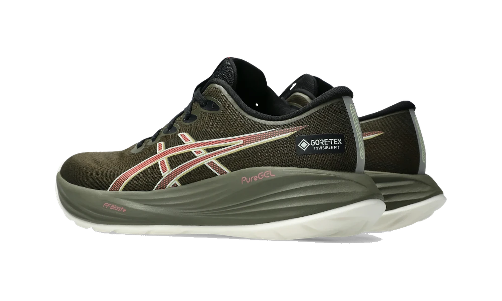 ASICS Gel-Cumulus 27 Gore-Tex Brown Stone Dark Pink Clay