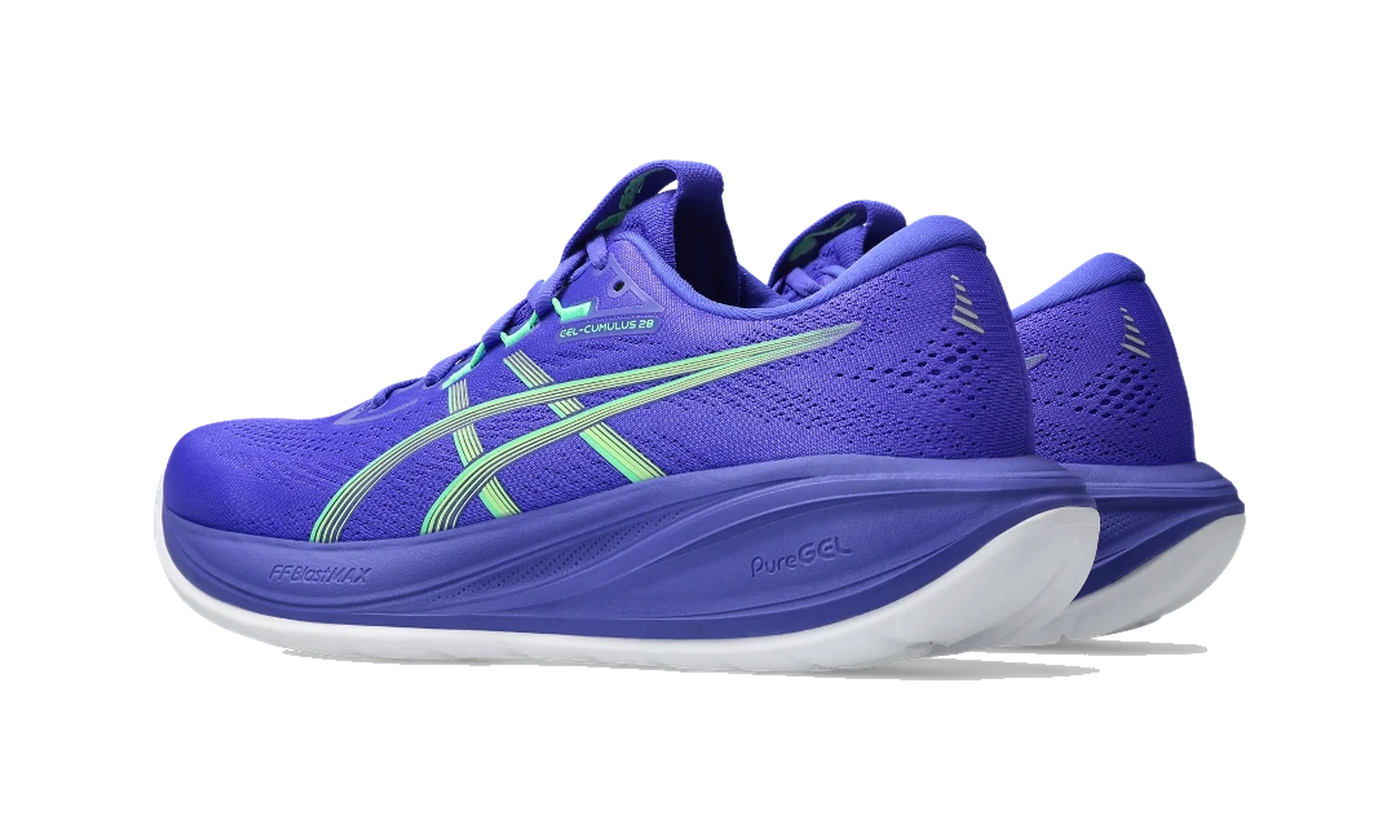 ASICS Gel-Cumulus 28 Cobalt Burst Illuminate Green
