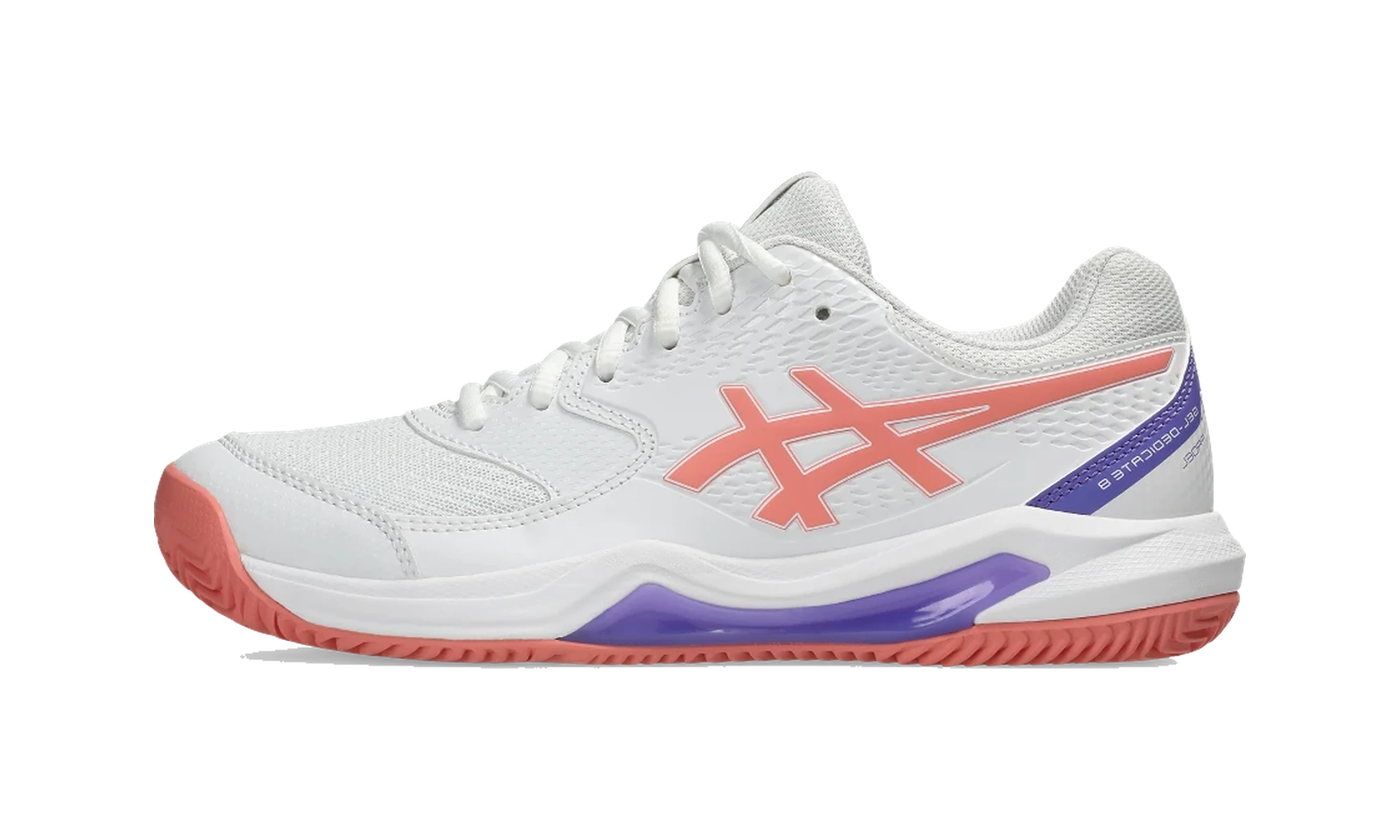 ASICS Gel-Dedicate 8 Padel White Guava