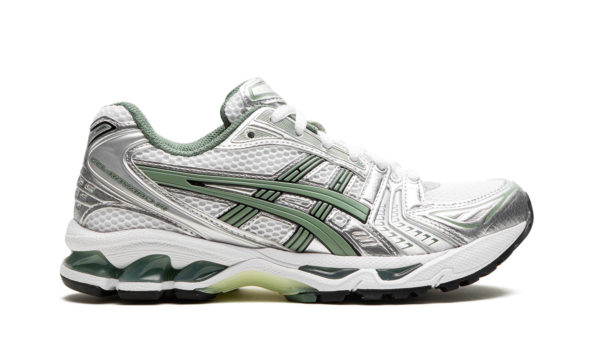 ASICS Gel-Kayano 14 White Pure Silver Slate Grey Sage