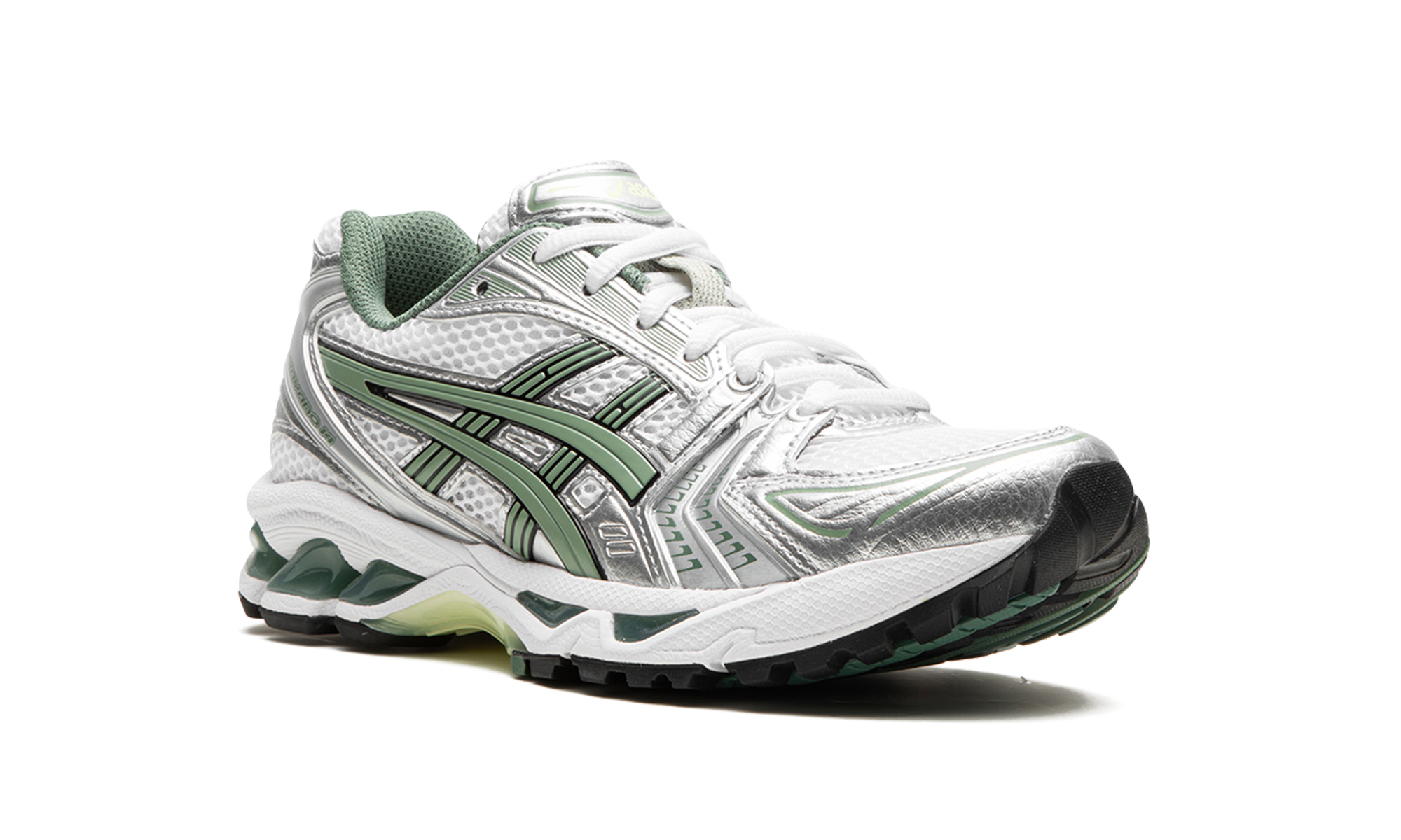 ASICS Gel-Kayano 14 White Pure Silver Slate Grey Sage