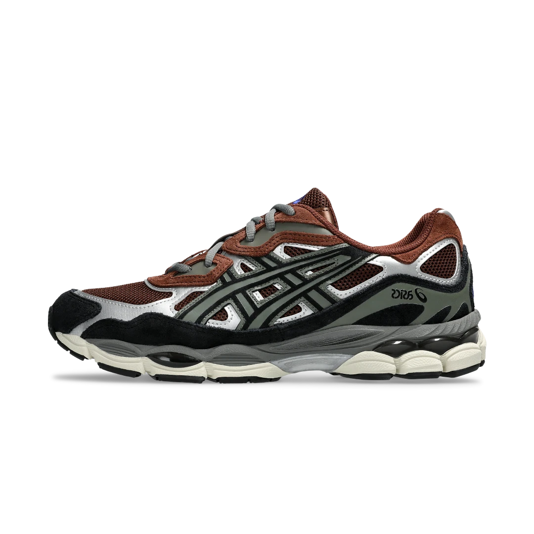 ASICS Gel-NYC Reddish Brown Steeple Grey, Reddish Brown/Steeple Grey (1203A383-200)