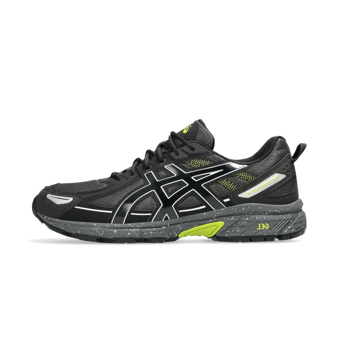 ASICS Gel-Venture 6 Obsidian Grey Black Lime