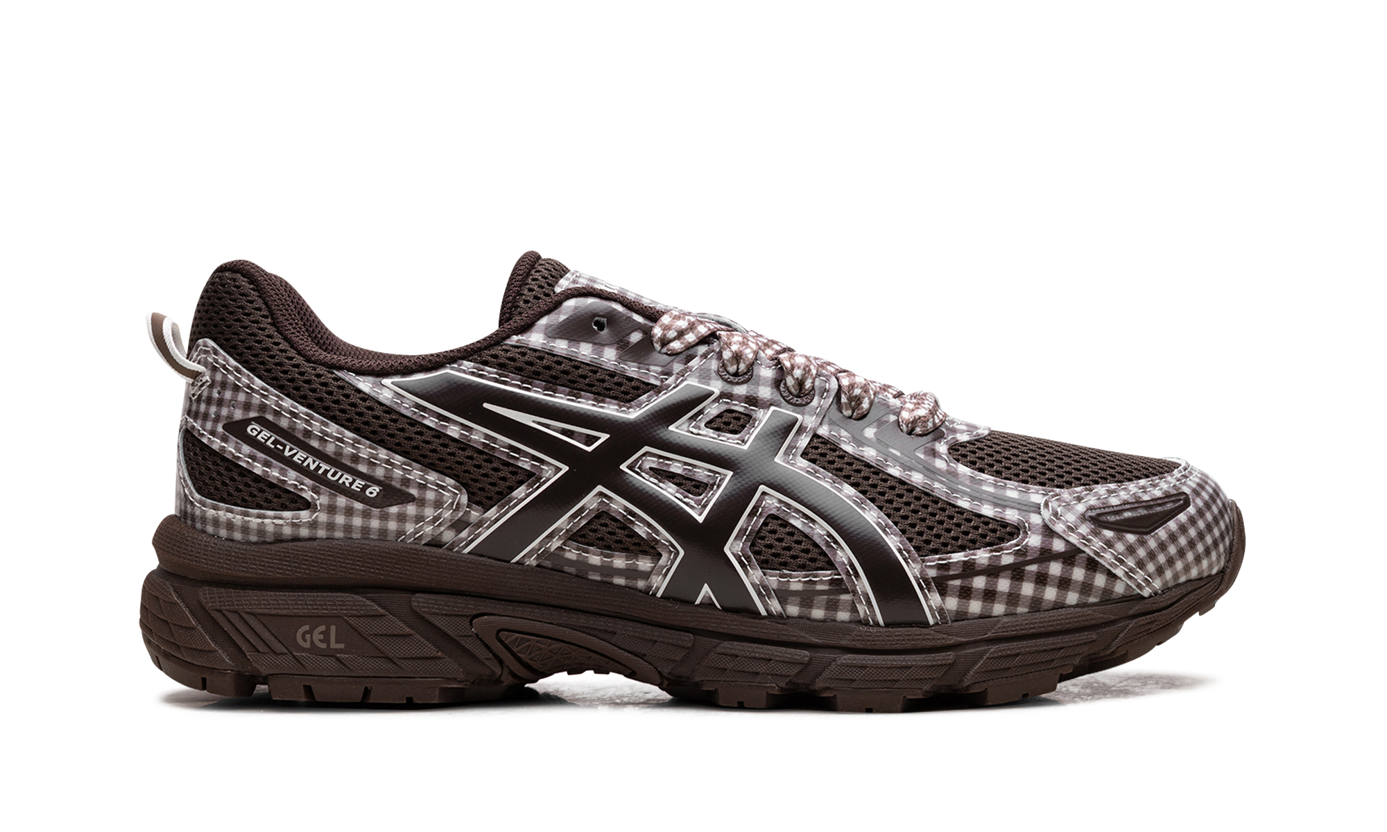 ASICS Gel-Venture 6 Story mfg. Reddish Brown Gingham