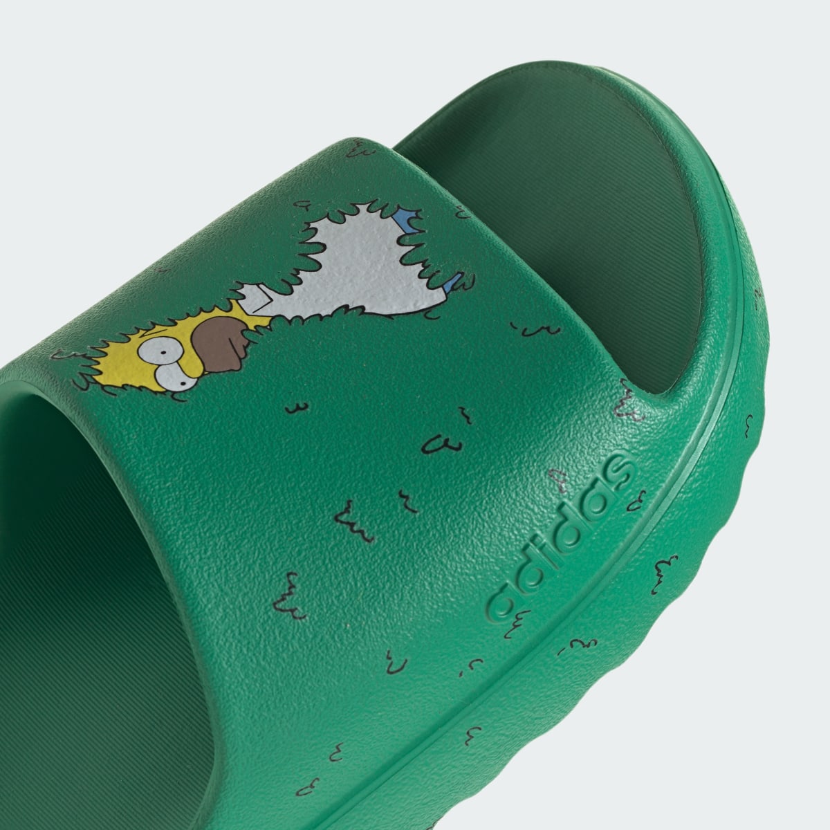 Adidas Adilette Lumia Slides The Simpsons Court Green
