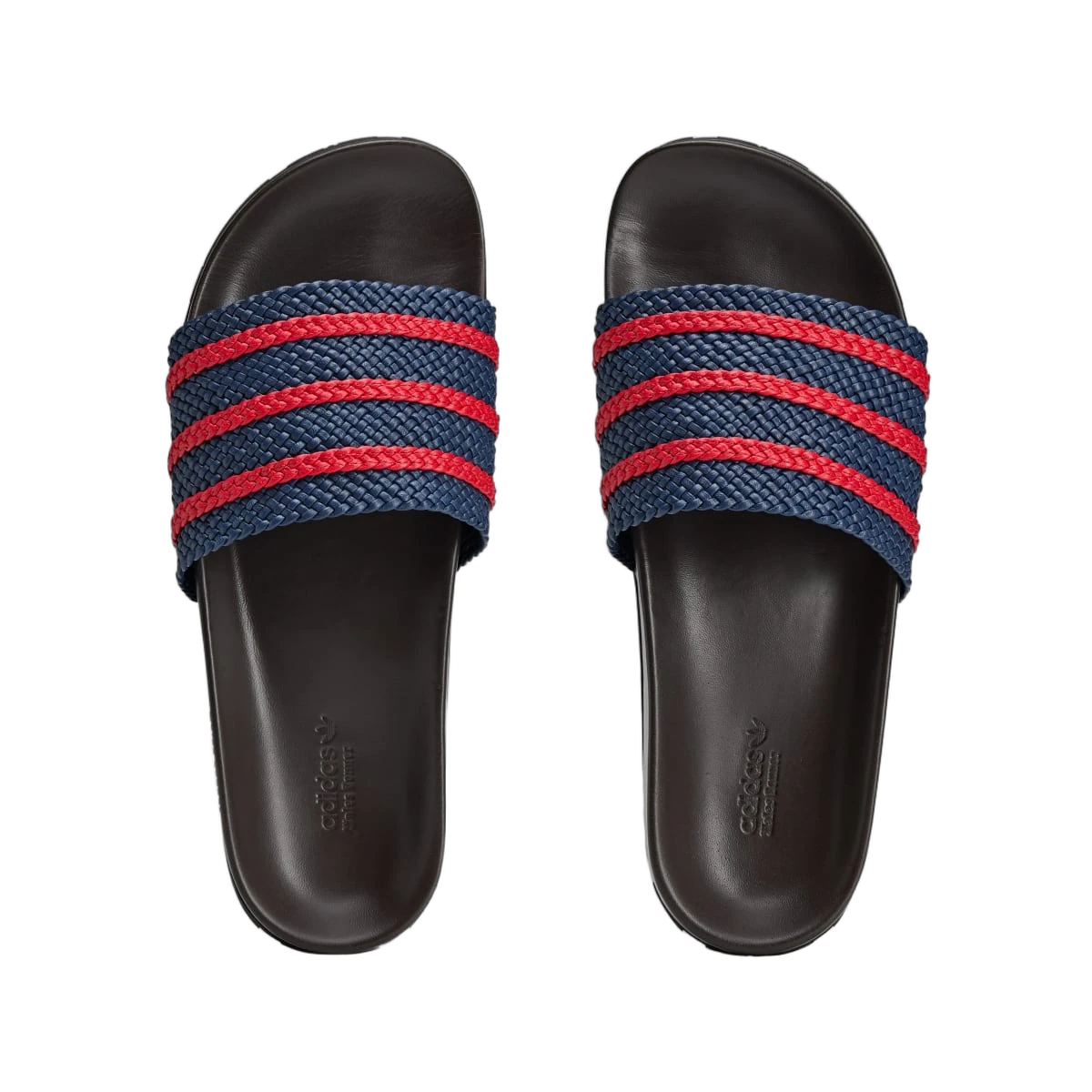 Adidas Adilette Slides Wales Bonner Night Indigo Scarlet