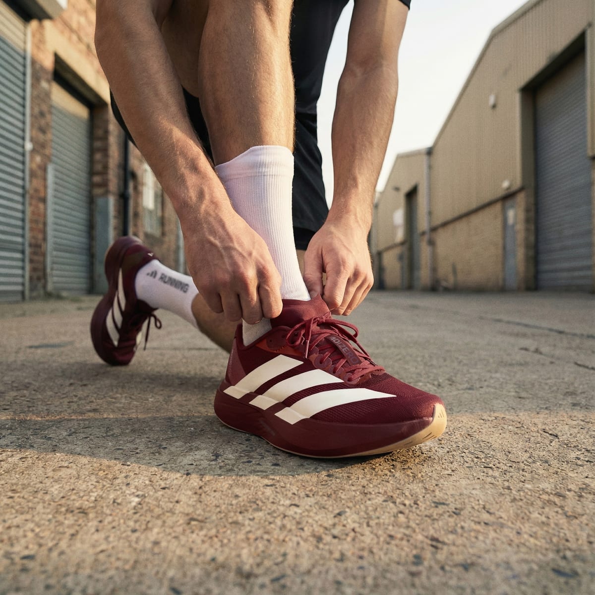 Adidas Adizero Evo SL Shadow Red Off White
