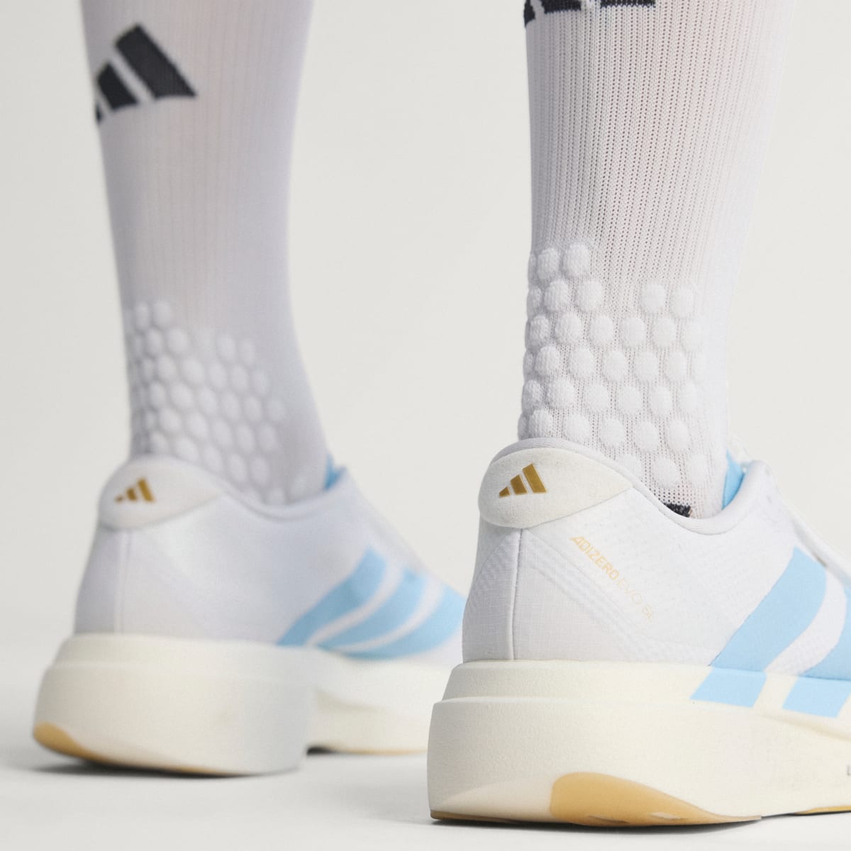 Adidas Adizero Evo SL White Clear Blue