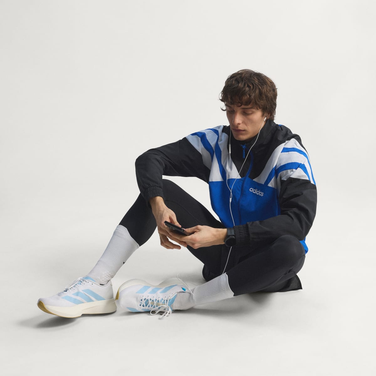 Adidas Adizero Evo SL White Clear Blue