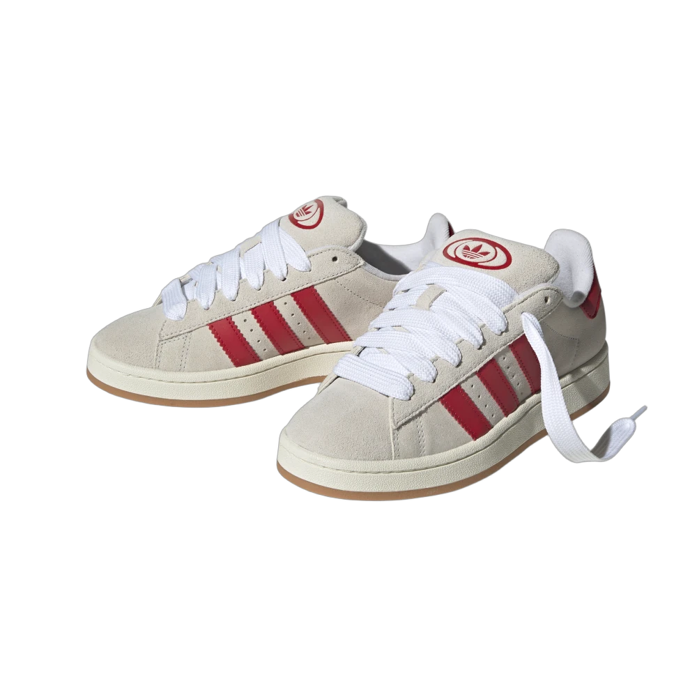 Adidas Campus 00s Crystal White Better Scarlet, Crystal White/Better Scarlet/Off White (GY0037)