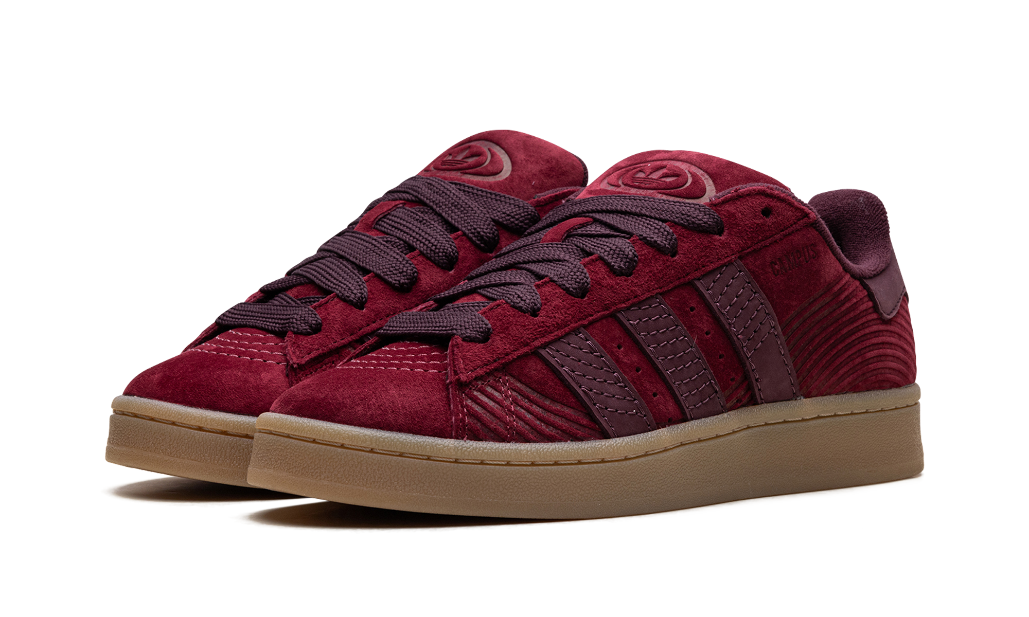 Adidas Campus 00s Japanese Rock Garden Burgundy