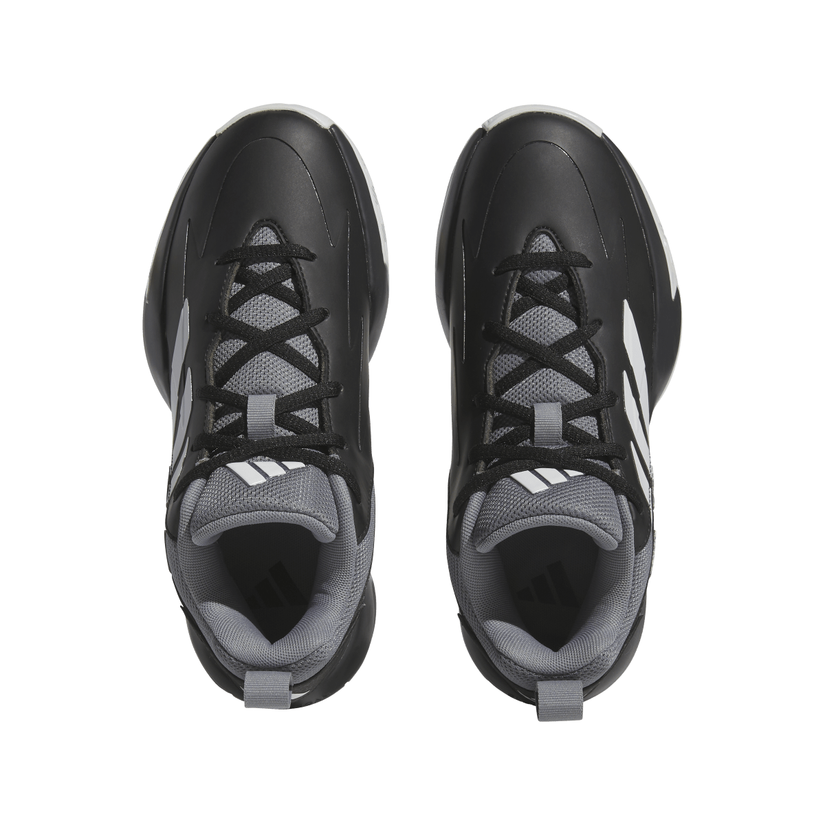 Adidas Cross 'Em Up Select Core Black Cloud White Grey Three