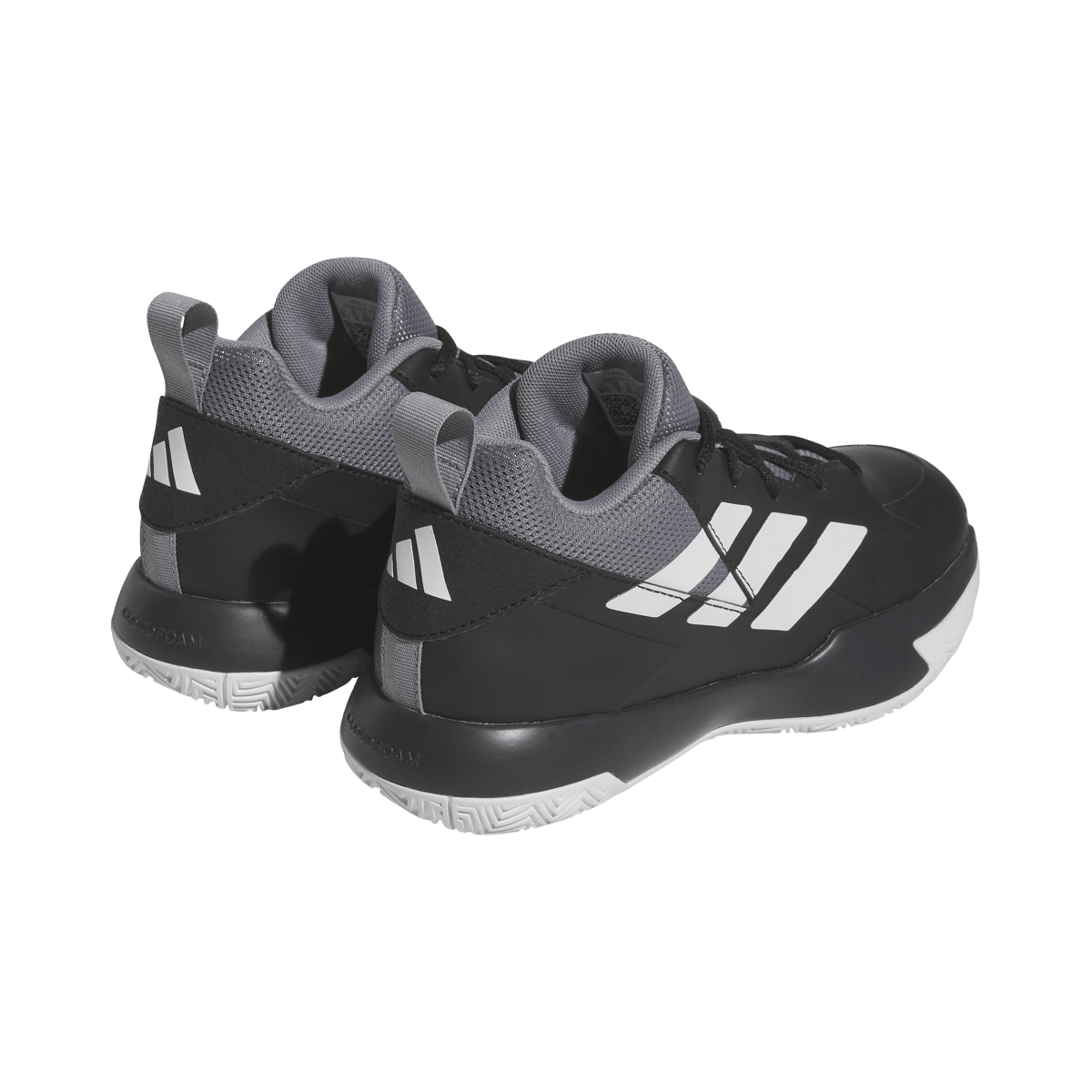 Adidas Cross 'Em Up Select Core Black Cloud White Grey Three