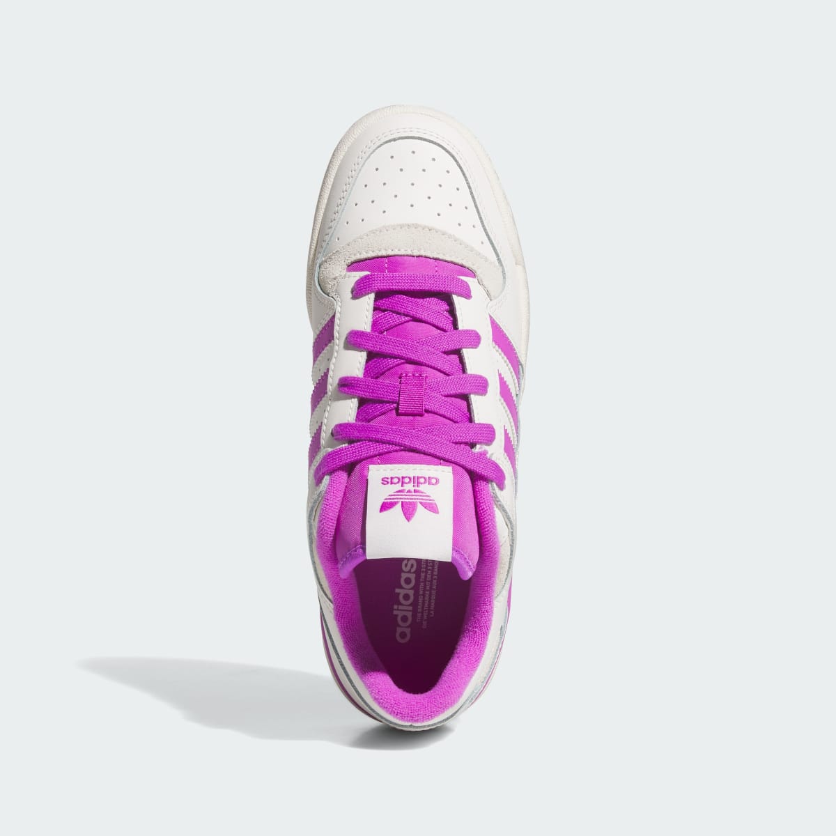 Adidas Forum Low CL Cloud White Purple Burst Cream White