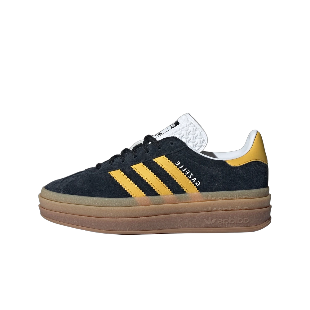 Adidas Gazelle Bold Black Bold Gold, Core Black/Bold Gold/Cloud White (IE0422)