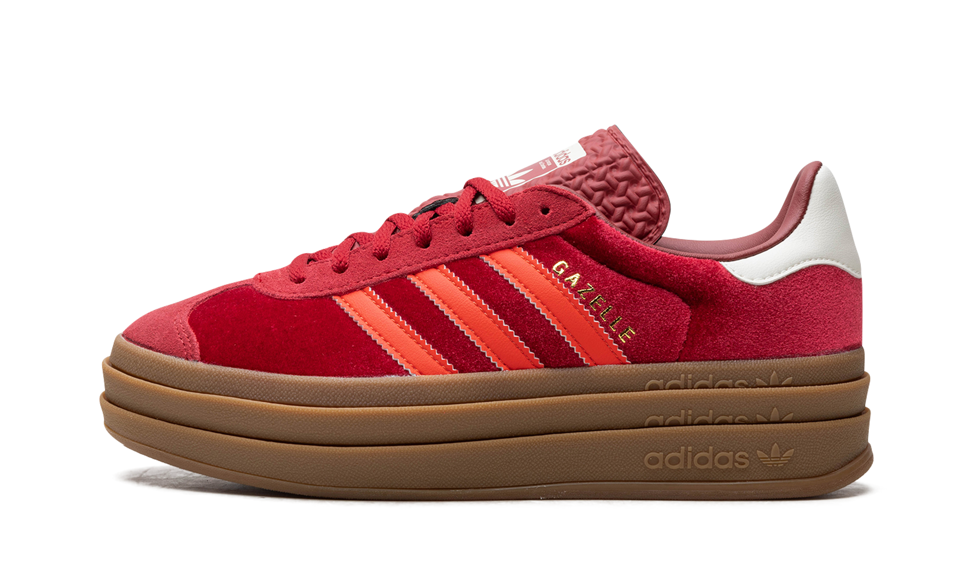 Adidas Gazelle Bold Bright Red Velvet