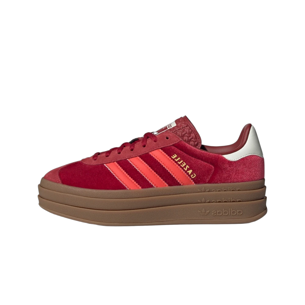 Adidas Gazelle Bold Bright Red Velvet, Team Victory Red/Bright Red/Off White (IG4388)