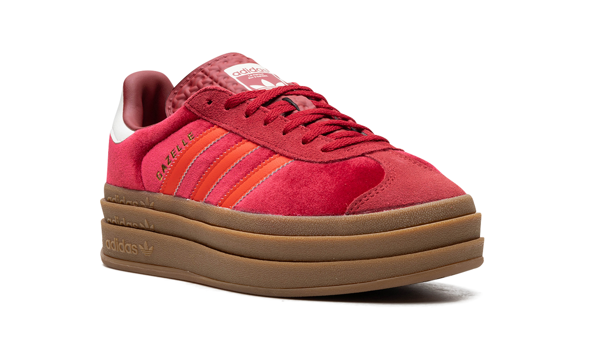 Adidas Gazelle Bold Bright Red Velvet