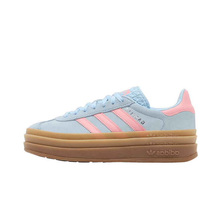 Adidas Gazelle Bold Clear Sky Semi Pink Spark, Clear Sky/Semi Pink Spark/Silver Metallic (JI3384)