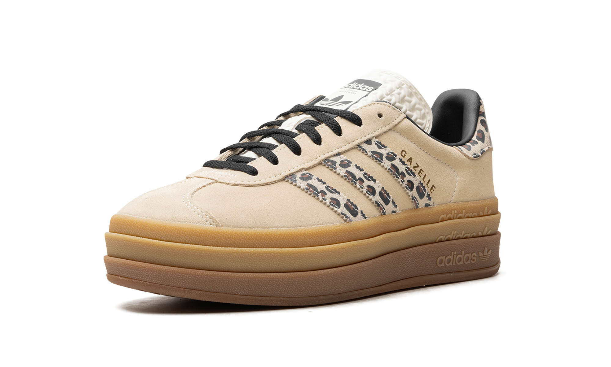 Adidas Gazelle Bold Cream Black Leopard