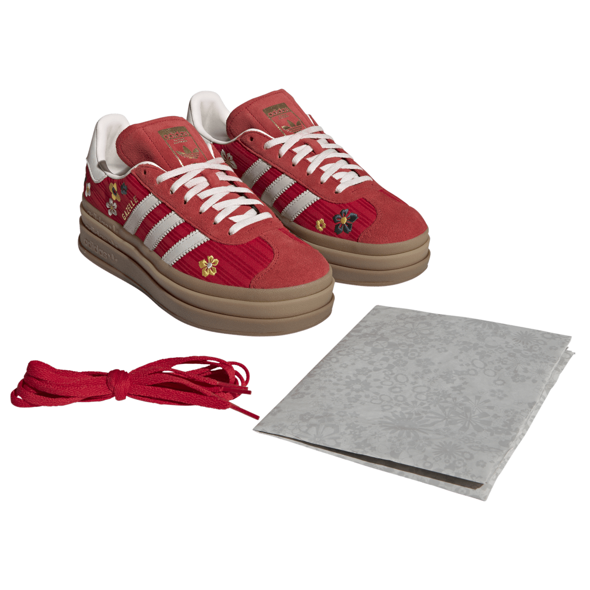 Adidas Gazelle Bold Liberty London Better Scarlet Yellow