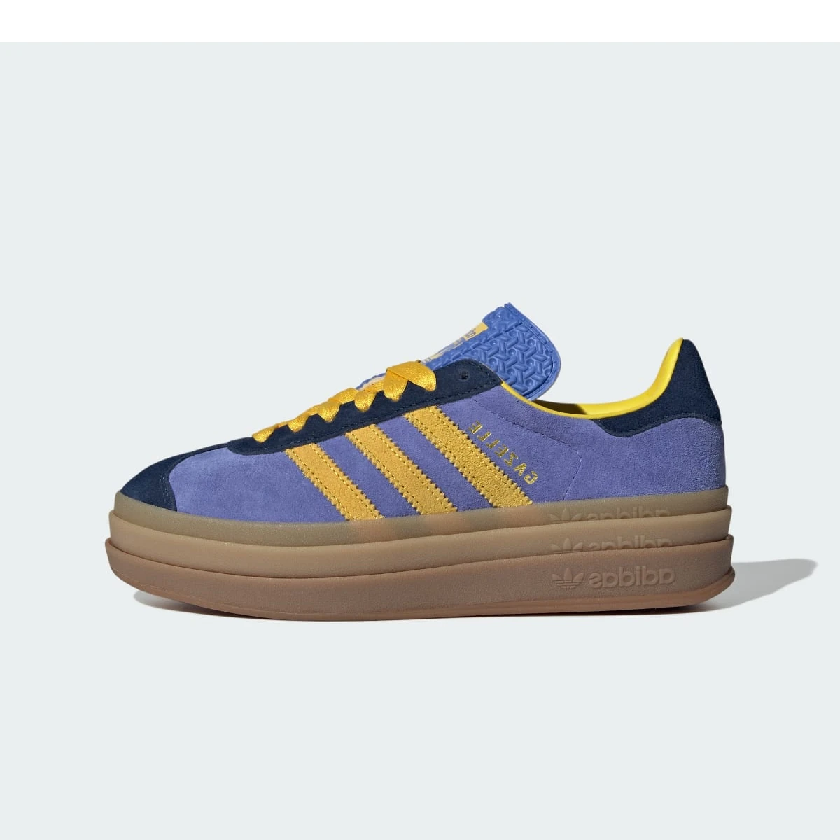 Adidas Gazelle Bold Night Indigo Yellow Real Lilac