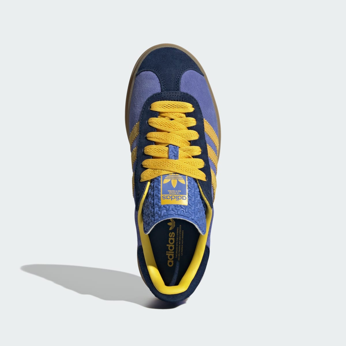 Adidas Gazelle Bold Night Indigo Yellow Real Lilac