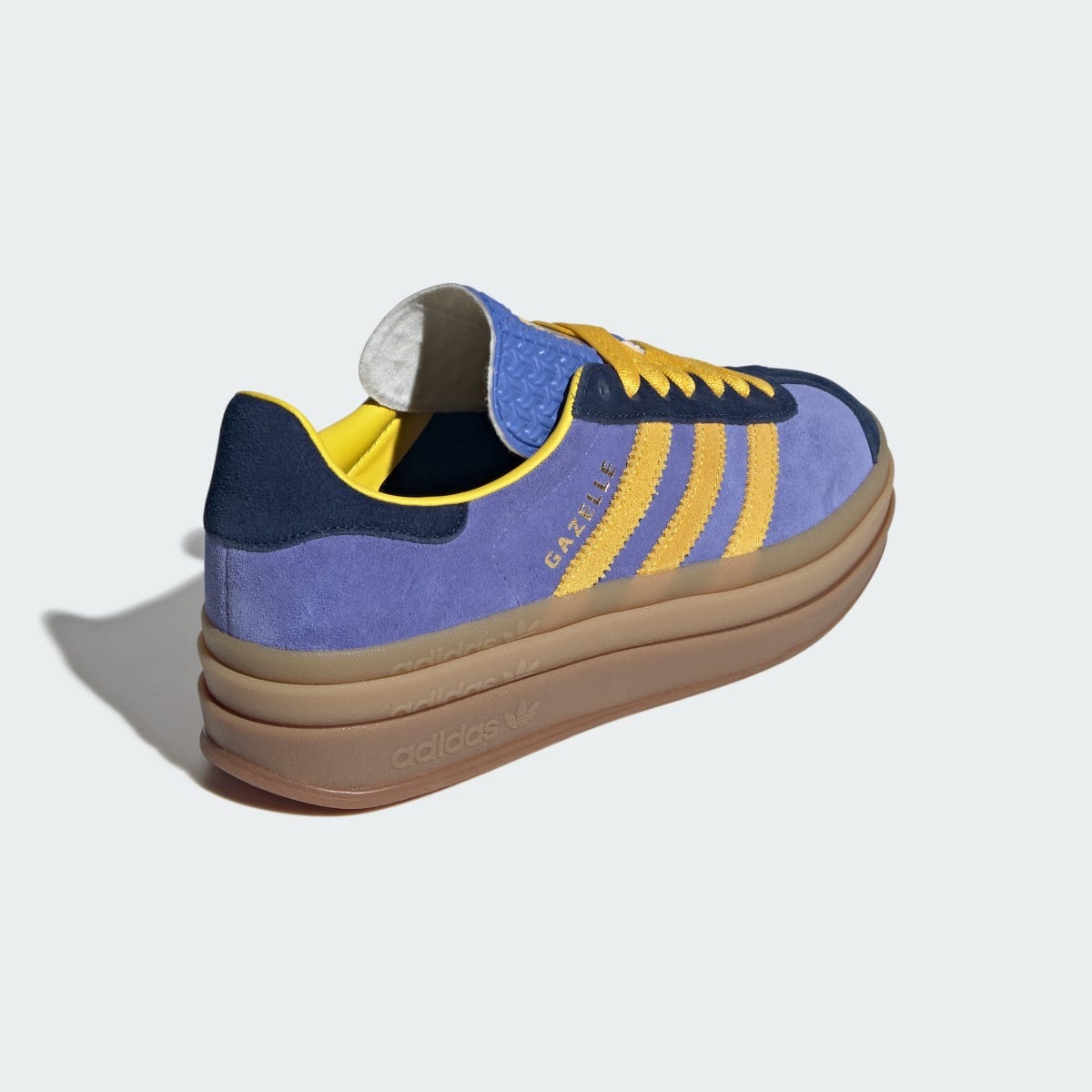 Adidas Gazelle Bold Night Indigo Yellow Real Lilac