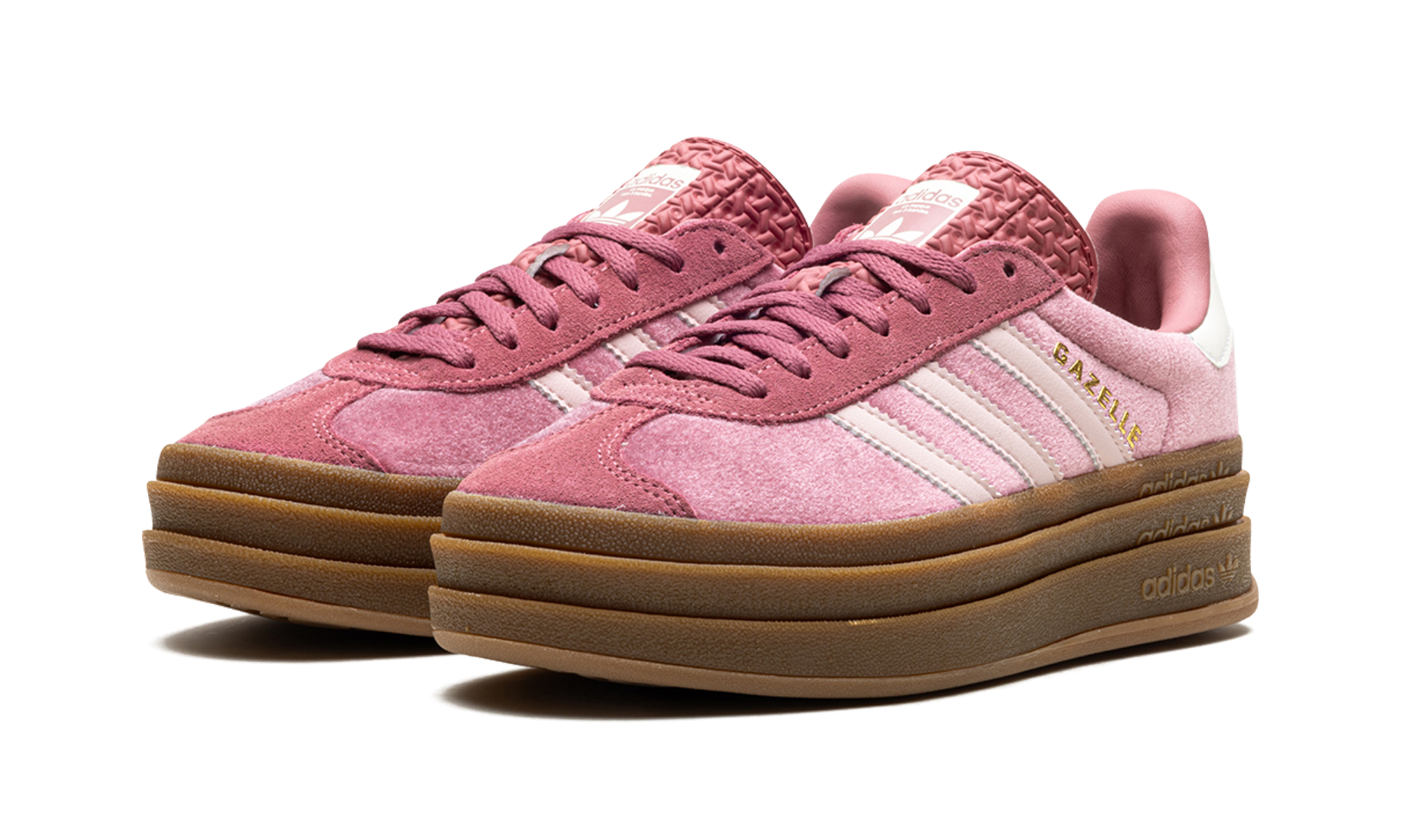 Adidas Gazelle Bold Sandy Pink Velvet