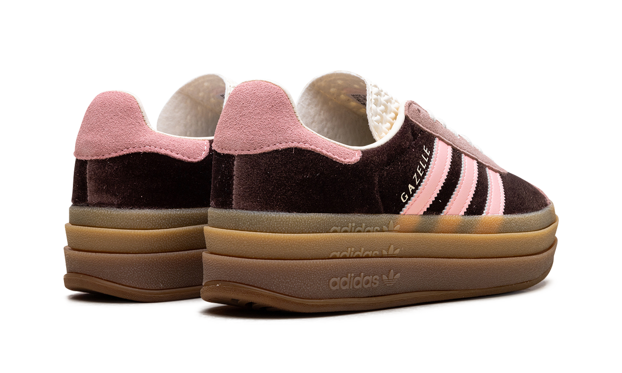 Adidas Gazelle Bold Shadow Brown Warm Clay Glow Pink
