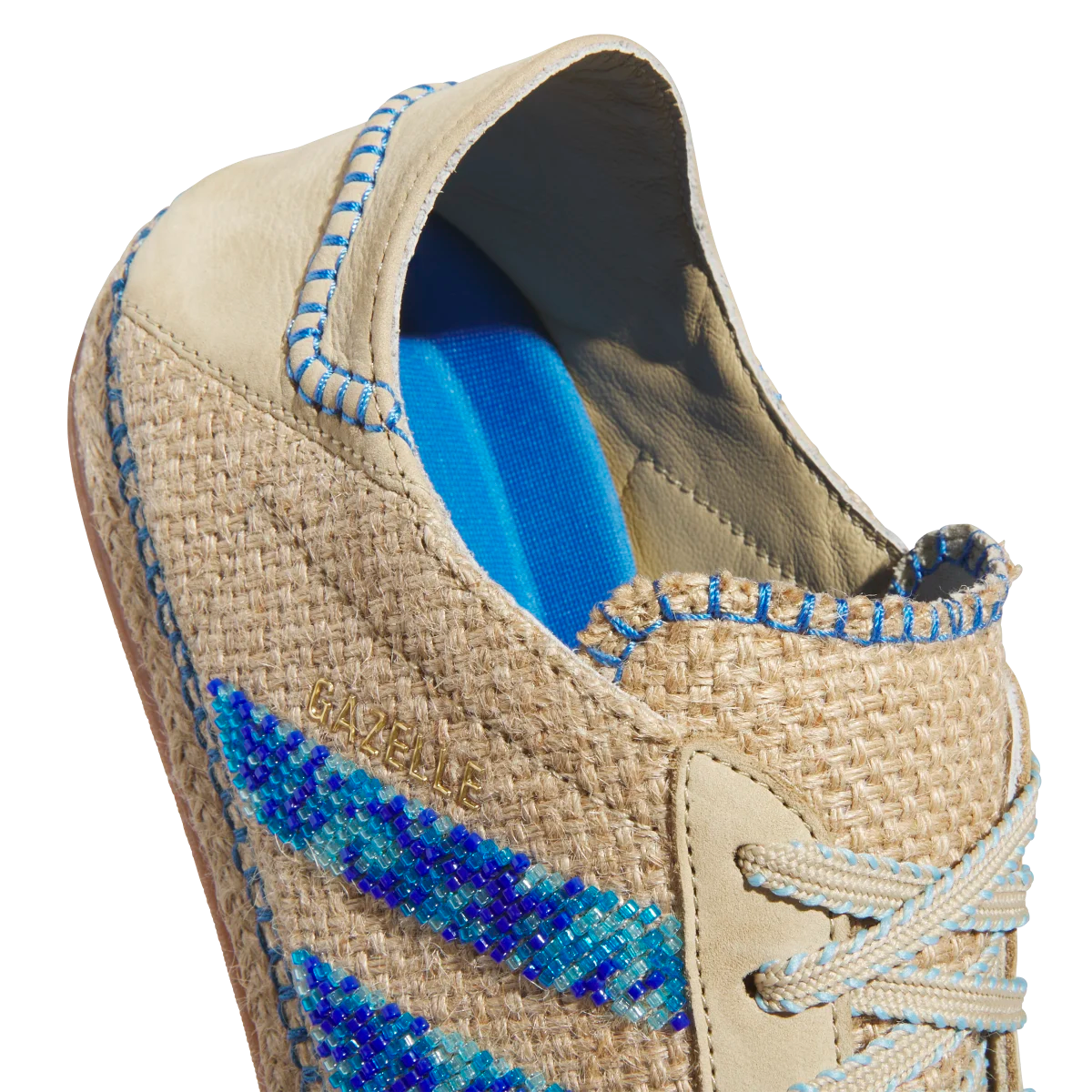 Adidas Gazelle CLOT Linen Khaki, Linen Khaki/Light Blue/Blue Bird (IH3641)