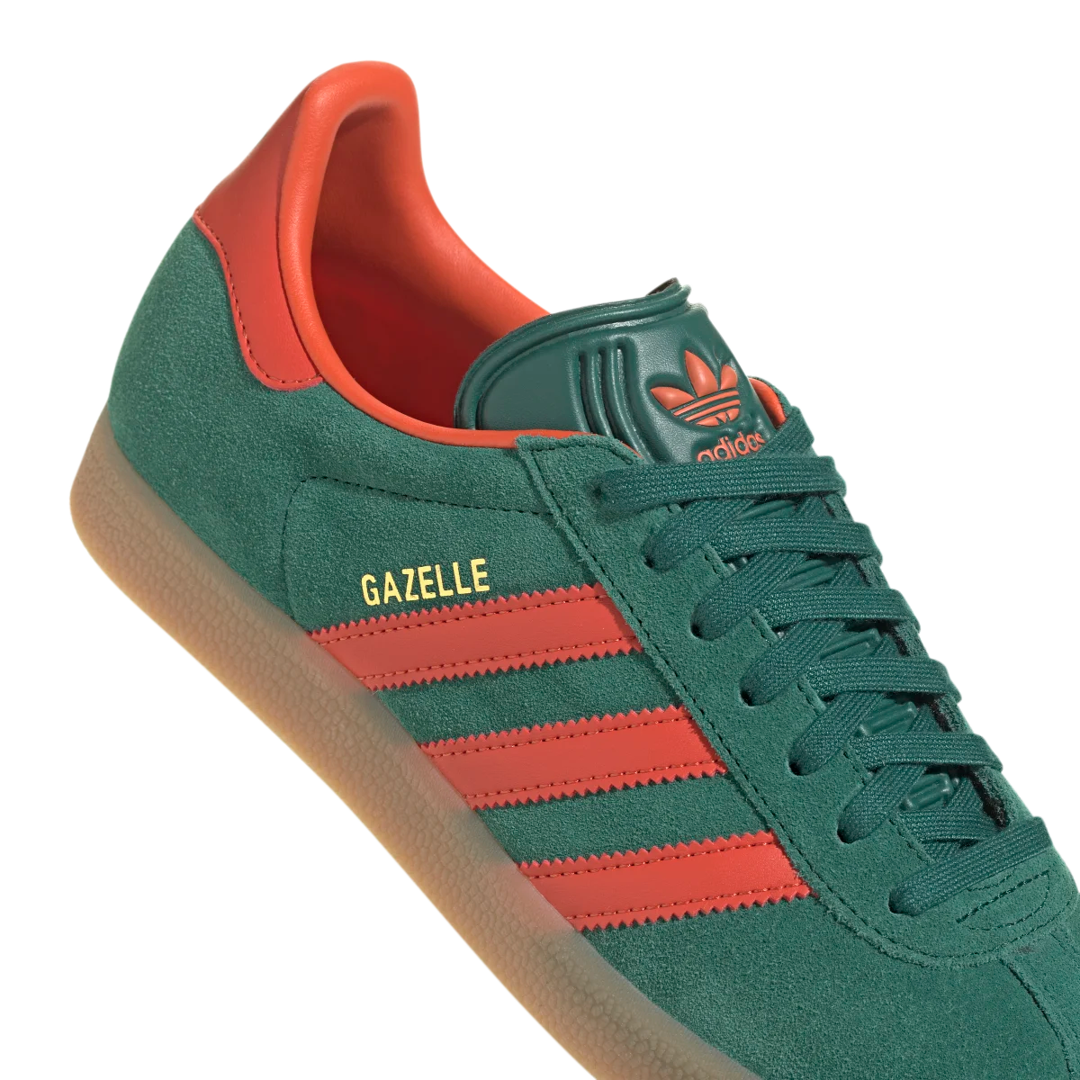 Adidas Gazelle Collegiate Green Preloved Red, Collegiate Green/Preloved Red/Gum (IG6200)